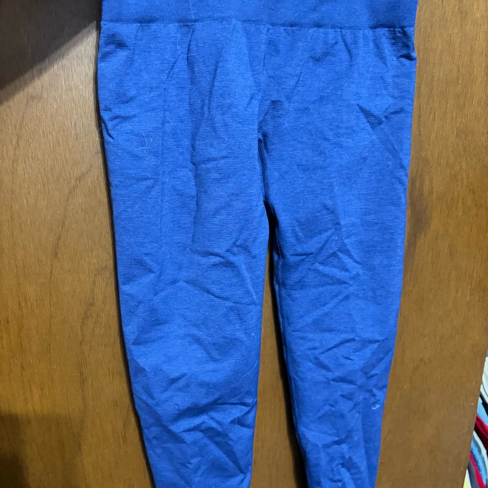 NVGTN Azure blue shape seamless Leggings